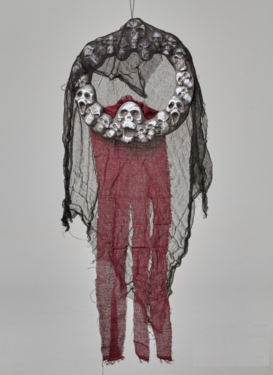 Підвісний декор Коло з черепами, фото 1