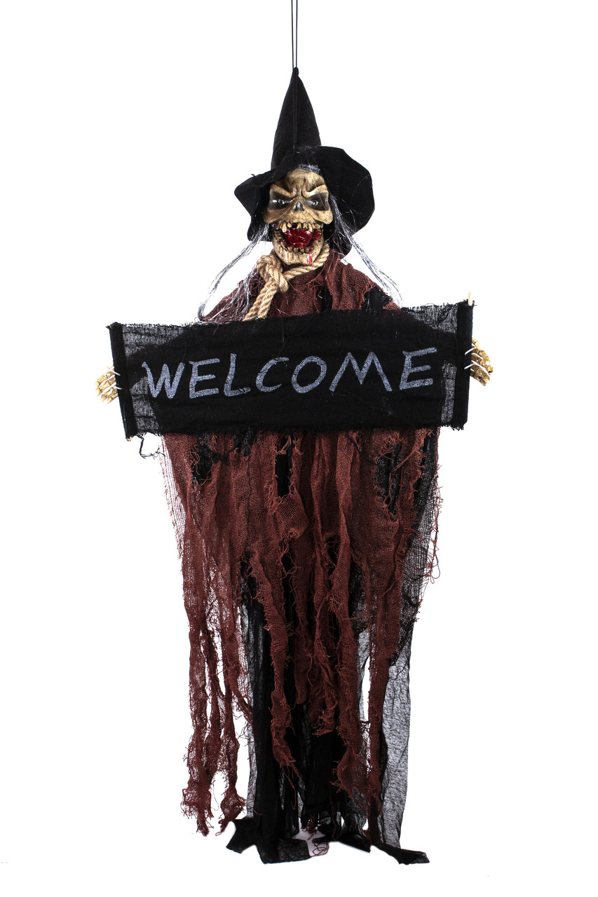 Ніжити "Welcome" у рудому балахоні