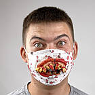 Маска зуби з кров'ю на Хелловін, фото 3