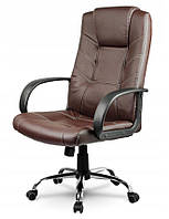 Крісло офісне SOFOTEL коричневий колір — екошкіра модель EG 221