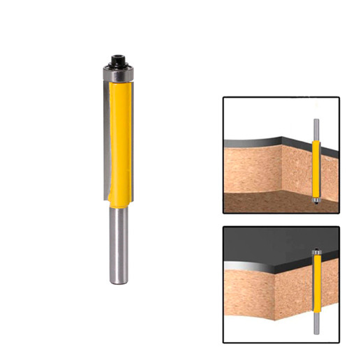 Фреза кромочна пряма з підшипником 50.8мм, хвостовик 8мм для ручного фрезера