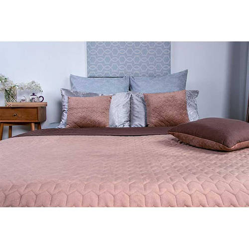 Купить Покрывало на кровать, диван Руно Велюр бежевый 150х220 ...