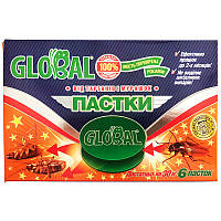 Пастка для тарганів, в т. ч. прусаків і мурах "Глобал" (6 шт.) від "Глобал-Агротрейд", Україна