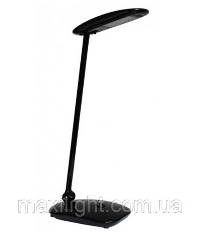 Світлодіодний LED світильник Настільний (лампа) LUXEL 220-240V 7W IP20 (TL-06В) Чорний, фото 1