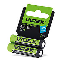 Батарейка Videx alkalain LR03 2 шт./пл (ціна за 1 шт.)