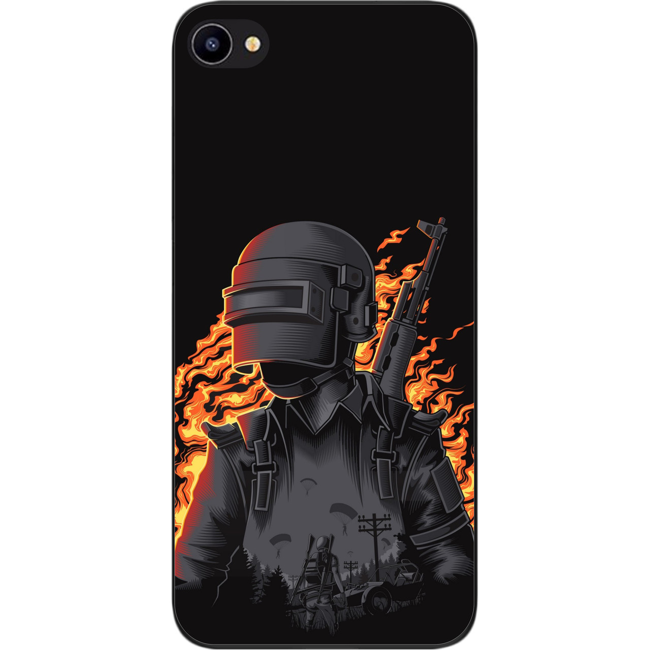 Бампер силіконовий чохол для Meizu U10 з картинкою PUBG, фото 1