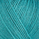 Gazzal BABY WOOL (Газзал Бейбi Вул) № 832 смарагд (Вовняна пряжа, в'язальні нитки), фото 2