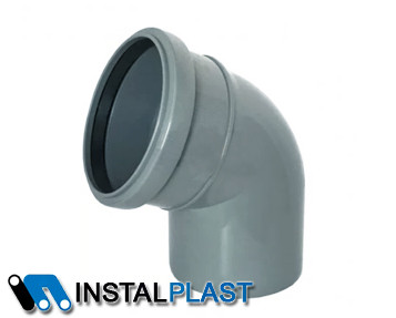 Каналізаційний кут Instalplast 110х67° (внутрішній)