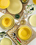 Салатник 15 см Nanoceram Sari фарфор Kütahya, фото 2