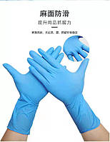 Рукавички нітрил вініл Gloves без пудри, розмір M( 100 шт в упаковці)