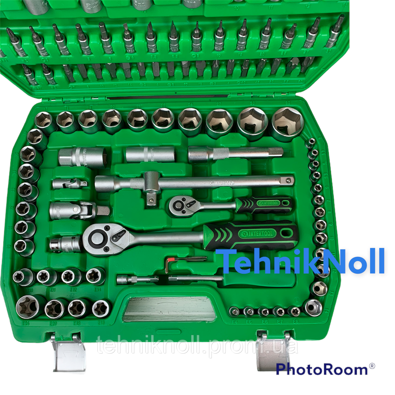 Набор инструментов 108 од INTERTOOL автонабор в кейсе, набор головок, набор ключей - фото 2 - id-p1334675257