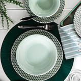 Порцеляновий салатник Nanoceram Green 15 cм професійний фарфор Kütahya, фото 3
