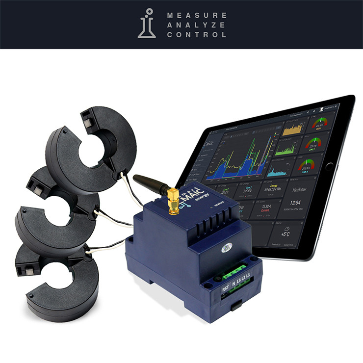 Умный счетчик электроэнергии c WiFi D103-600, трехфазный 600А: продажа ...