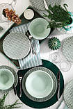 Порцеляновий салатник Nanoceram Green 15 cм професійний фарфор Kütahya, фото 4