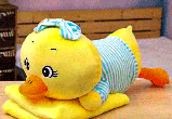 Плед іграшка качечка та подушка 3в1, фото 2