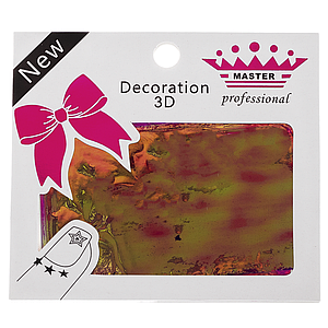 Фольга біте скло Master Professional, фіолетово-зелена голограма