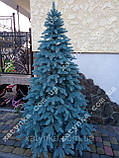 Лита ялинка Преміум 2.10 м. блакитна / Ялинка штучна лита / Елка, фото 6