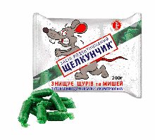 Щелкунчик тісто 200гр. засіб від щурів і мишей