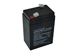 Свинцево-кислотний акумулятор Battery LogicPower 6V, 4.5Ah