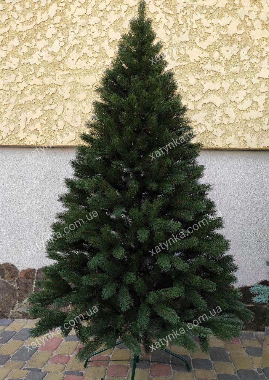 Лита ялинка Буковельська 2.50 м. зелена / Штучна ялинка велика лита