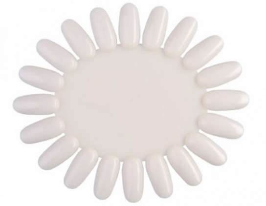 Палітра "Ромашка" для лаку, матова 10 штук в упаковці