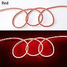 Світлодіодна стрічка Led гнучкий неон 9 Вт 120 LED/м, 12 В червоний у кольоровій оболонці 6х12 мм, IP65, фото 2