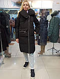 Жіночий пуховик куртка Clasna з накладною кишенею CW21D8160  (50 розмір) XXL, фото 2