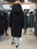 Жіночий пуховик куртка Clasna з накладною кишенею CW21D8160  (50 розмір) XXL, фото 8