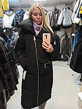 Жіночий пуховик куртка Clasna з накладною кишенею CW21D8160  (50 розмір) XXL, фото 6