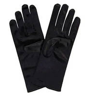 Рукавички чорні короткі вечірні