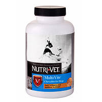 Nutri-Vet Multi-Vit НУТРИ-ВЕТ МУЛЬТИ-ВИТ мультивитамины для собак, жевательные таблетки 180 шт