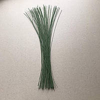 Проволока флористиреская зеленая в обмотке д-0,4 мм (h-30см) 10 шт