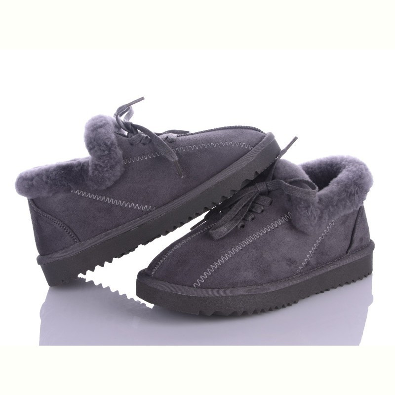Уггі короткі жіночі Violeta зимові сірі 36(34)р.(Останній розмір)