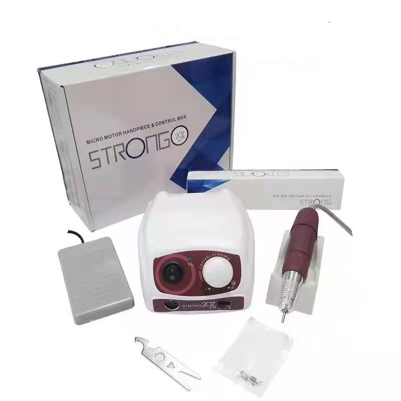 Професійний фрезер для манікюру Strong 207 на 35 000 об/хв. 65 ват