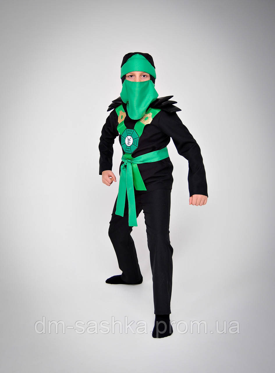 Карнавальний костюм Ниндзяго зелений 98р.