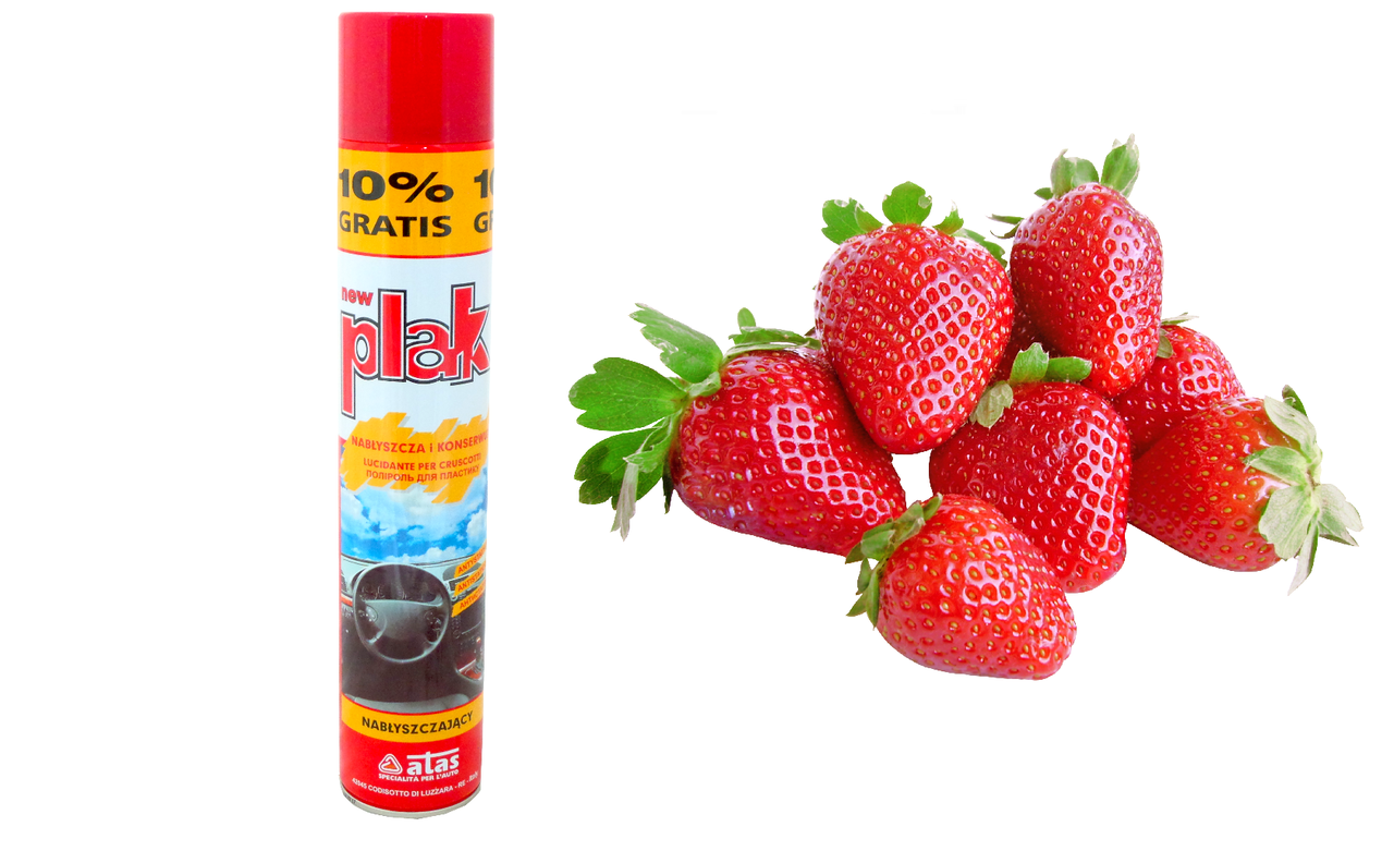 Поліроль для пластику ATAS PLAK Полуниця 750 мл, фото 1