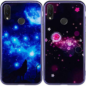 TPU+Glass чохол Fantasy з глянцевими торцями для Xiaomi Redmi 7