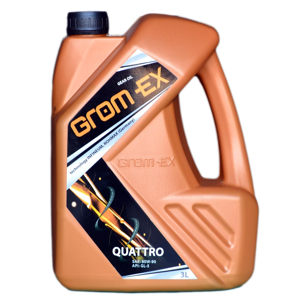 Трансмісійна олива Grom Ex 80W90 Quattro 3 літри, фото 1