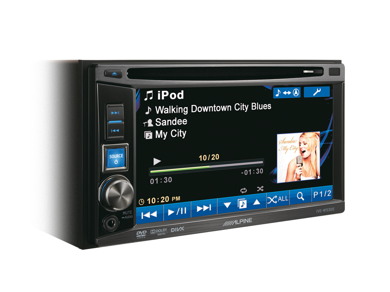 Автомагнітола ALPINE IVE-W530E, фото 1