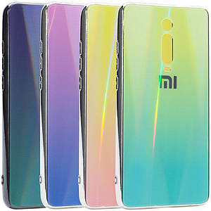 TPU+Glass чохол Gradient Aurora з лого для Xiaomi Redmi K20 / K20 Pro / Mi9T / Mi9T Pro