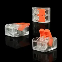 Клема швидкого монтажу Biom WT-462 2 входи 32А 400В 0.14-4mm2, фото 4