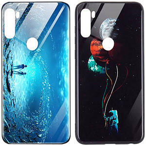 TPU+Glass чохол світиться в темряві для Xiaomi Redmi Note 8