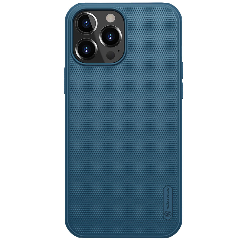 Захисний чохол Nillkin для Apple iPhone 13 Pro Max (Super Frosted Shield Pro) Blue Синій, фото 1