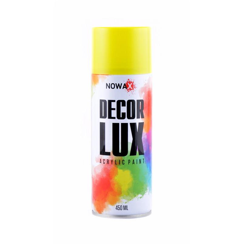 Акрилова фарба Nowax Decor Lux RAL 1023 Жовта 450 мл, фото 1