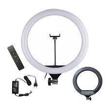 Кільцева лід-лампа для студійного освітлення LED лампа RL-14 Soft Ring з пультом для фото і відео, фото 1