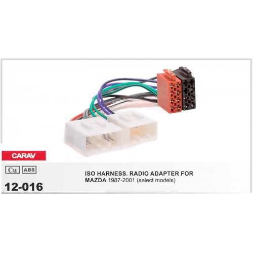 ISO перехідник CARAV 12-016 (Mazda), фото 1