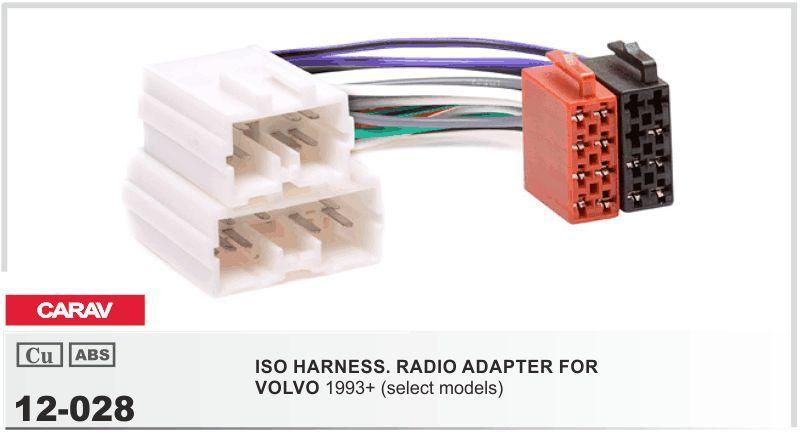 ISO перехідник CARAV 12-028 (Volvo), фото 1