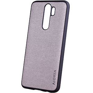 Чохол AIORIA Textile PC+TPU для Xiaomi Redmi 9 Тканина, Сірий