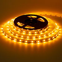 Світлодіодна стрічка 12V жовта smd2835 60 LED/m IP20, 12 В бобіни по 5 метрів