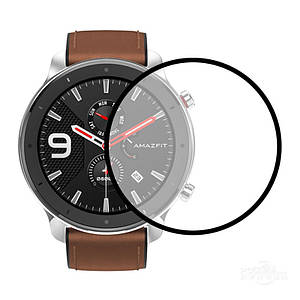 Полімерна плівка 3D (full glue) (тех. пак) для Xiaomi Amazfit GTR Lite 47mm